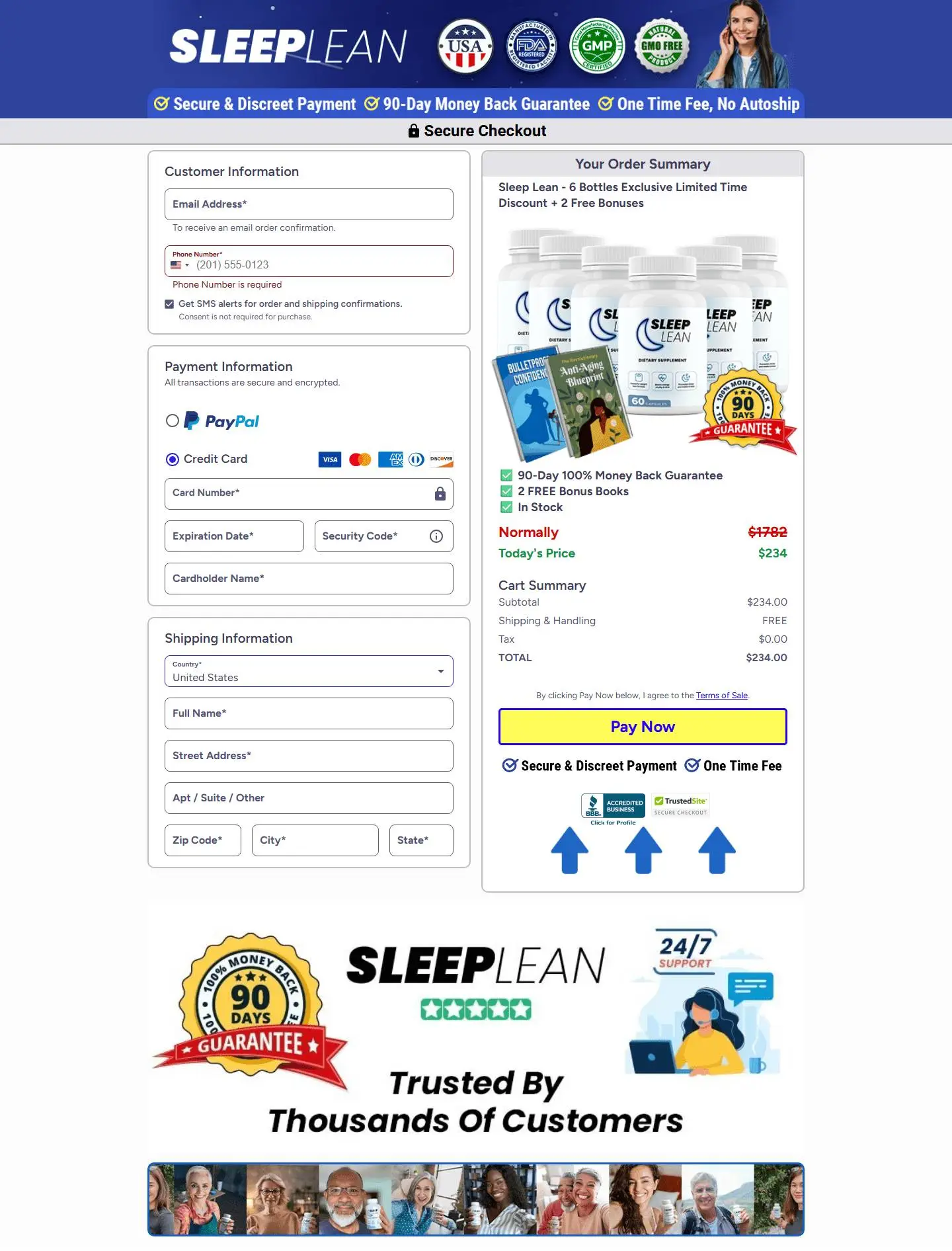 Sleep Lean Order